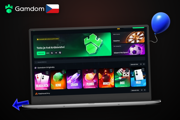 Propojení krypto peněženky s Gamdom Kasino na mobilu a notebooku