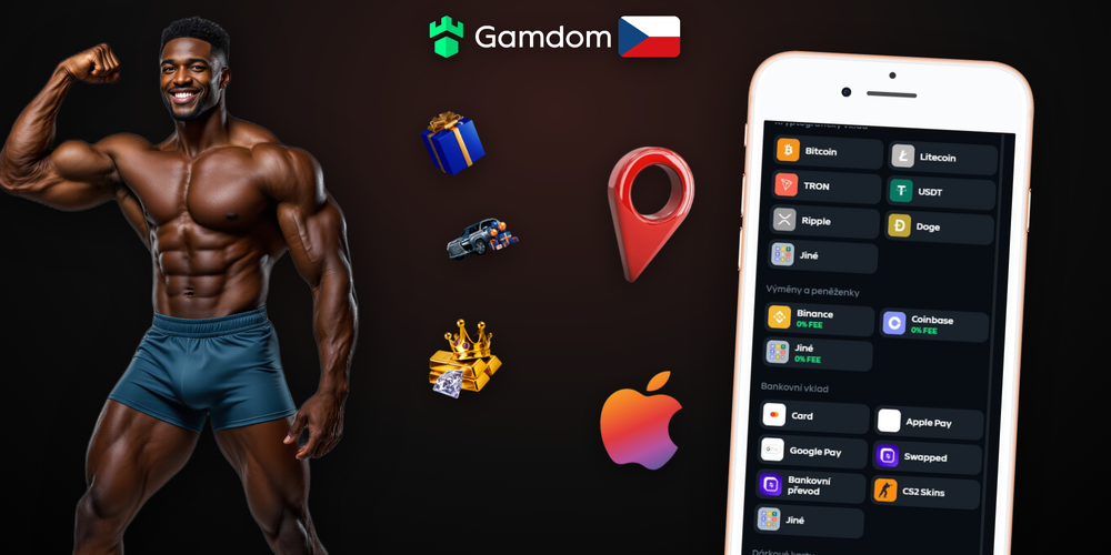 Pět kroků vkladu v Gamdom Kasinu – přihlášení, výběr metody až po potvrzení platby