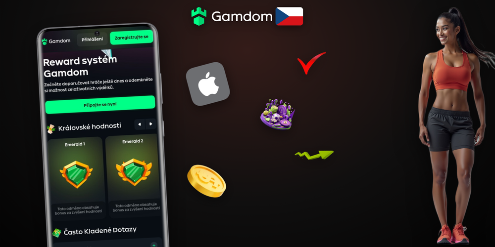Šest kroků k aktivaci bonusu za registraci v Gamdom Kasino – přehledná infografika