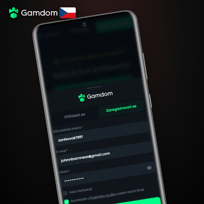 Gamdom Kasino register přes e-mail – ikona obálky s potvrzovacím zatržítkem